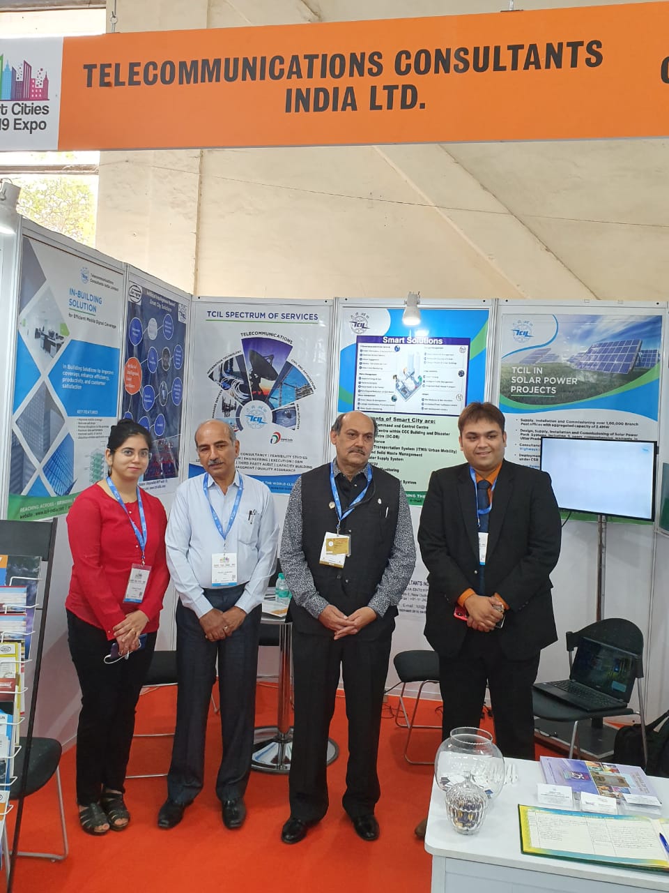TCIL participated in 5th Smart Cities India 2019 expo from 22nd May to 24th May 2019 in Pragati Maidan, New Delhi .Organized by India Trade Promotion Organization (ITPO) and Exhibitions India Group